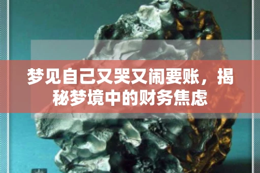 梦见自己又哭又闹要账，揭秘梦境中的财务焦虑