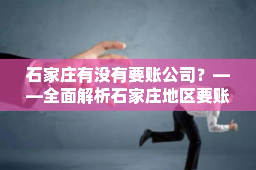 石家庄有没有要账公司？——全面解析石家庄地区要账服务