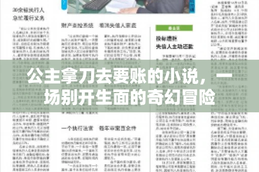 公主拿刀去要账的小说，一场别开生面的奇幻冒险