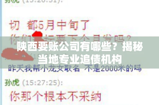 陕西要账公司有哪些？揭秘当地专业追债机构