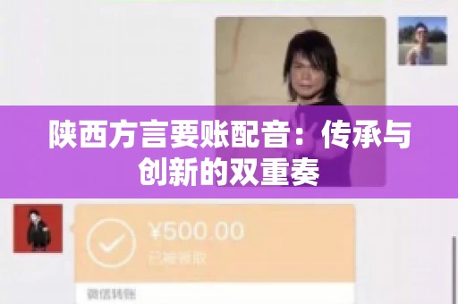 陕西方言要账配音：传承与创新的双重奏