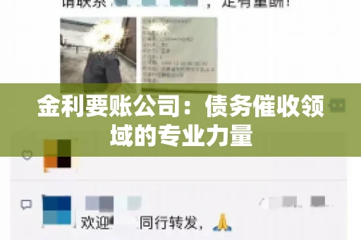 金利要账公司:债务催收领域的专业力量 金利要账公司:债务催收领域的专业力量