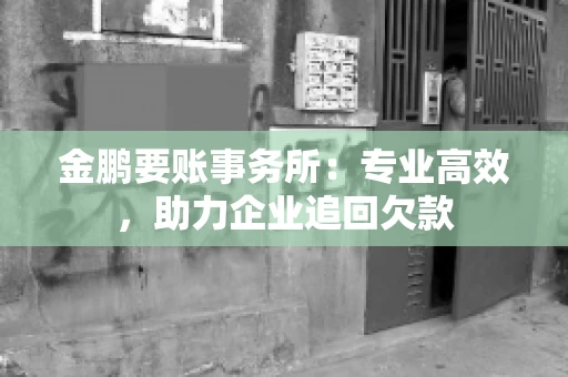 金鹏要账事务所：专业高效，助力企业追回欠款