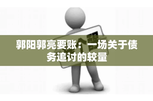 郭阳郭亮要账：一场关于债务追讨的较量