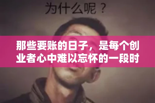 那些要账的日子，是每个创业者心中难以忘怀的一段时光。那时，我们奔波在各个角落，只为追回那一份份应收账款。今天，就让我来和大家聊聊那些要账的日子，分享一些亲身经历和感悟。